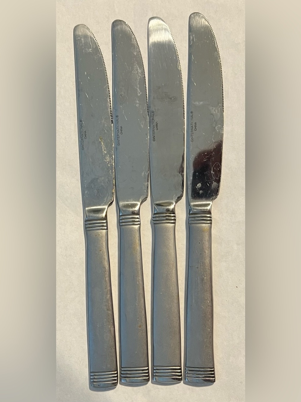 Stainless Steel Dinner Knives Set of 4